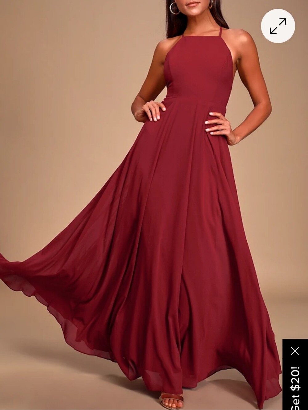 Mythical Kind of Love Wine Red Maxi Dress